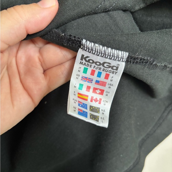 Vintage Kooga London Irish Rugby Union shirt short sleeve black/ beige men's M - Picture 13 of 14